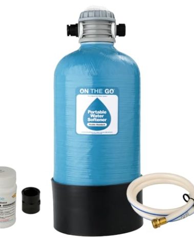 OTG4-DBLSOFT-Portable 16,000 Grain RV Water Softener (NOT made in China, assembled by U.S. Workers in Indiana)
