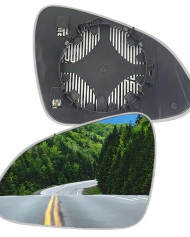 Driver Side Mirror Replacement Glass for Buick Regal 2011-2017, Automotive Exterior Heated Left Side View Mirror Glass for 2011 2012 2013 2014 2015 2016 2017 Buick Regal(SKOUIO 01-S)