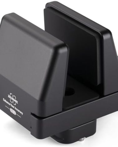 Universal Rifle Clamp Saddle for Tripods w/Detachable Arca Rail & Auto-Align Clamping Jaws - Shooting Rest Compatible with Arca-Swiss, Hunting, Range, Outdoor Target Practice