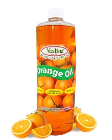 Medina Orange Oil Cleaner & Degreaser Concentrate - All Purpose Orange Oil Cleaner, Cabinet Cleaner Degreaser, Wood Degreaser for Kitchen Cabinets, Ideal for Mopping Floors & Automotive - 32oz