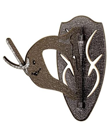 Skull Hooker Big Hooker European Trophy Mount – Perfect Kit for Hanging and Mounting Taxidermy Elk, Moose, & Caribou Antlers Skulls for Display – Graphite Black