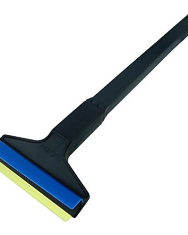 Ice Scraper Long Handle Car Ice Scraper Brass Blade 14,5 inch Ice Scraper for Car Snow Scraper Ice Scrapers for Car Windshield Original Murska from Europe (L&P A055 Black Blue)