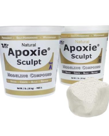 Aves-Apoxie Sculpt - 2 Part Modeling Compound (A & B) - 4 Pound, White/Stone White