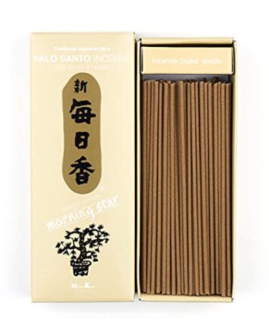 MORNING STAR - Palo Santo 200 Sticks Incense by Nippon Kodo Japanese Quality Incense
