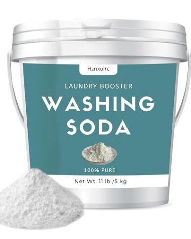 11 lb Sodium Carbonate Washing Soda, Super Washing Soda For Laundry, 100% Pure, Household Cleaner, Ideal For Cleaning Kitchens And Bathrooms, Washing Soda For Dishwasher