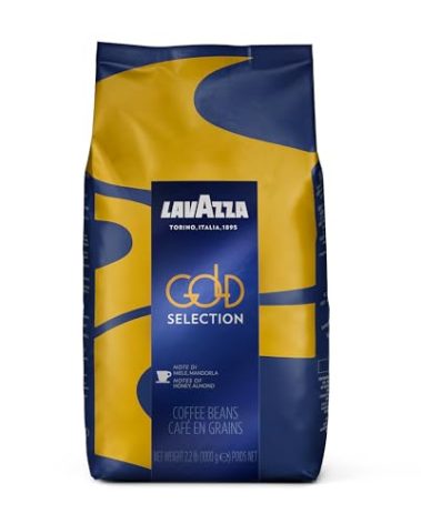 Lavazza Gold Selection Whole Bean Coffee Blend, Light Roast, 2.2 Pound Bag ,Premium Quality, Blended and roasted in Italy,Well balanced, Aromatic Blend with notes of honey and almond