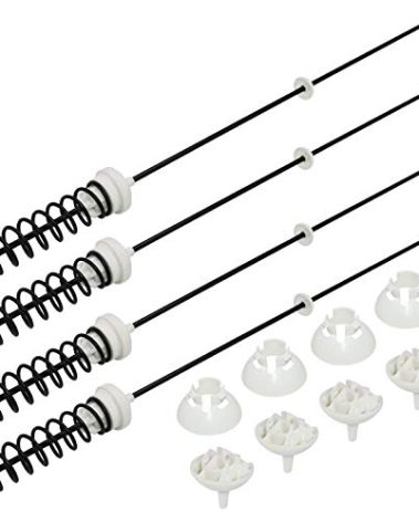 【2025 UPGRADED】W10780048 WTW4800XQ4 WTW4800XQ1 RTW4640YQ1 ATW4675YQ1 Washer Suspension Rod Kit(4 packs) by Beaquicy - Replacement for Whirlpool Ken-more Admiral May-tag Washing Machine