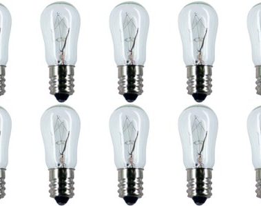 CEC Industries #6S6 130V Bulbs, 130 V, 6 W, E12 Base, S-6 Shape (Box of 10)
