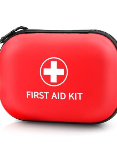 Mini First Aid Kit 100 PCS Emergency Kit for Home Car Travel Small First Aid Kits for Hiking Camping Portable Trauma Kit for Boat Vehicle Outdoor Survival