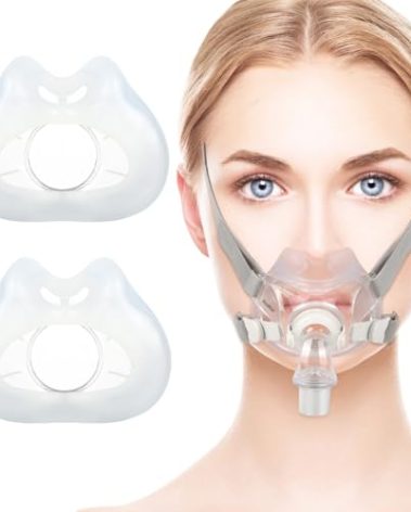 YONCOZY Replacement Cushions for AirFit F30 (Pack of 2) - Replacement Mask Cushions Compatible with Original F30 Frame, Reliable Seal & Perfect Fit(Medium)