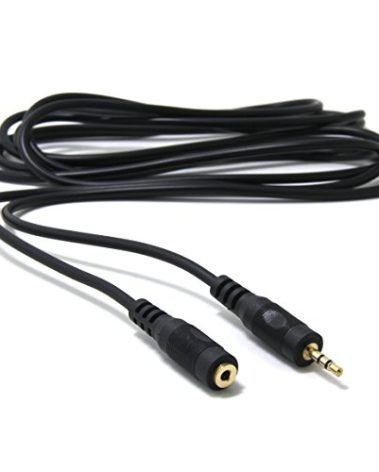 Ancable 2-Pack 6-Feet 2.5mm TRS Stereo Male to Female Audio Extension Cable for Canon Sony Camera Remote,Headphone,Harmony Hub IR Blaster & IR emitter