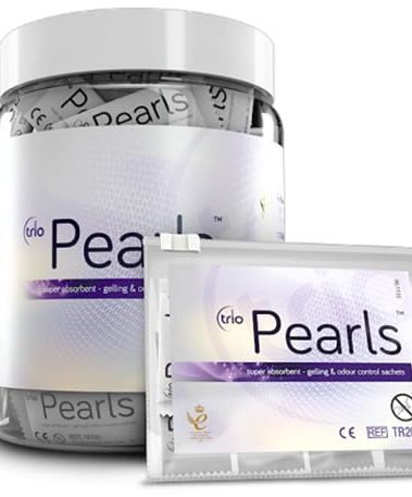 Trio Pearls- Odour reducing Gelling sachets - TR205-(100pcs) … …