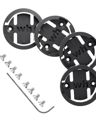 Bike Computer Mount for Wahoo - 4 Pcs Mount Insert Adapter for Wahoo Elemnt Bolt Mini Roam Out Front Bike Mount, Cycling Computer Mounts Replacement Base