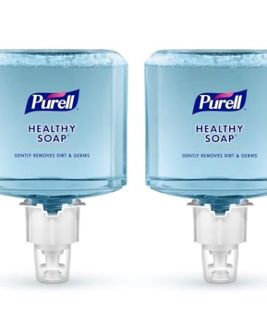 PURELL Brand HEALTHY SOAP Lotion Handwash, Clean & Fresh Scent, 1200 mL Refill for PURELL ES6 Automatic Soap Dispenser (Pack of 2) - 6495-02 - Manufactured by GOJO, Inc.