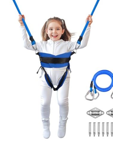 Bungee Jumping Kids for Home. Bungee Fitness Swing at Home, Suitable for Indoor and Outdoor Play Bungee Playground Set
