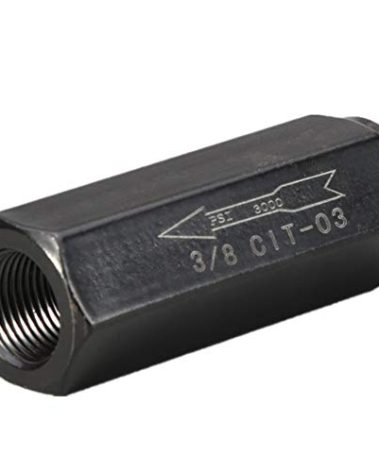 Hydraulic Check Valve 3/8" NPT Pump Oil 3000psi no Return Valve Single Way (3/8")