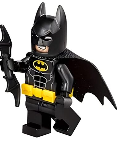 LEGO Super Heroes DC Universe Black Batman Minifigure with Batarang (Traditional Head)