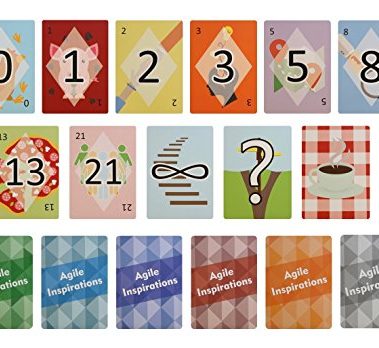 Agile Inspirations Planning Cards for Estimation, 6 Sets in 1 Deck