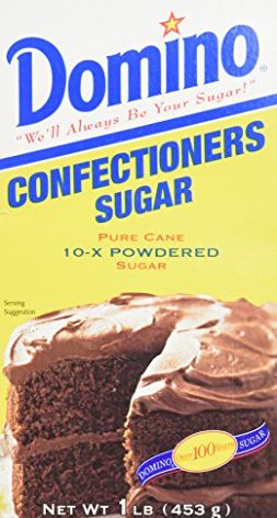 Domino Confectioners 10-x Powdered Sugar, 1 Pound Box (Pack of 2)
