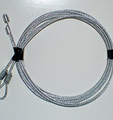 Building & Hardware Garage Door Cables for Torsion Spring Doors 7' Clopay, Wayne Dalton, CHI