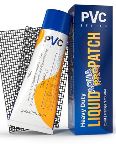 AquaPro Liquid Patch Waterproof Repair Kit for PVC Inflatable Boats, Rafts, ISUPs, Paddle Boards, Above Ground Pools, Hot Tubs, and Underwater Gear (Sealer +Cord)