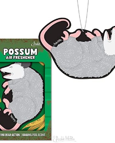Mcphee Archie 12992 Possum Air Freshener in Banana Peel Scent Grey 4-5/8 inch Long