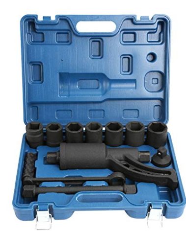 WINTOOLS Torque Multiplier Labor Saving Lug Nut Wrench W/ 8 Cr-v Socket