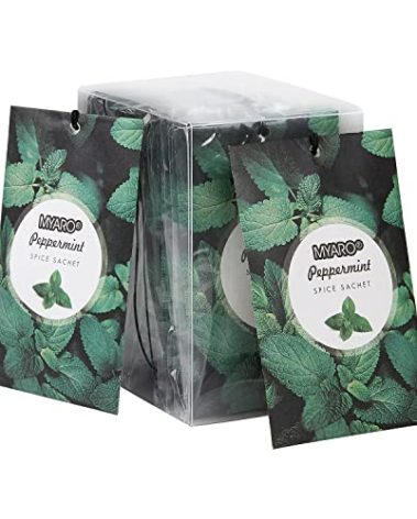 MYARO 12 Packs Peppermint Potpourri Bags Sachets for Drawer and Closet, Long-Lasting Drawer fresheners Closet sachets Home Fragrance