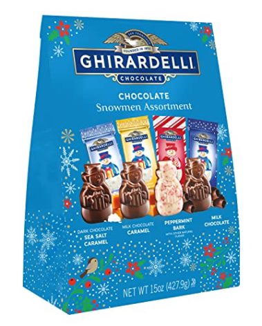 GHIRARDELLI Holiday Chocolate Snowmen Assortment, 15 Oz Bag