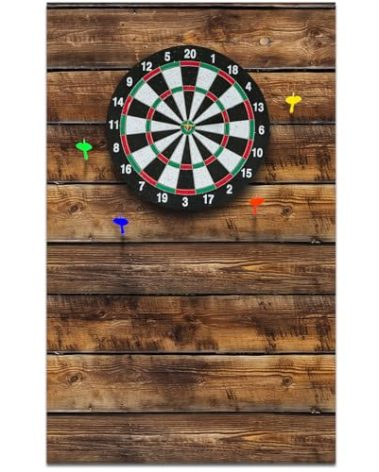 Hahafelt Felt Wood Grain Dart Board Wall Protectors Square Dart Board Backing Tiles Dartboard Backboard Cork Backboard Alternative(Grain,36 x 24 x 0.5 Inch)