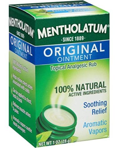 Mentholatum Original Ointment Soothing Relief, Aromatic Vapors - 1 oz (Pack of 2)