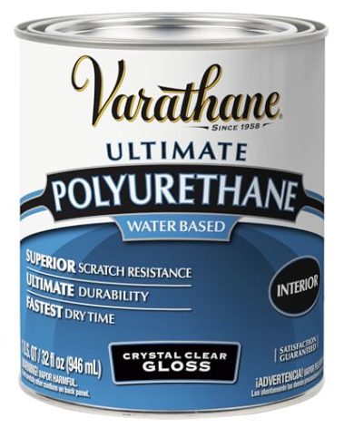 Varathane Water-Based Ultimate Polyurethane, Quart, Gloss