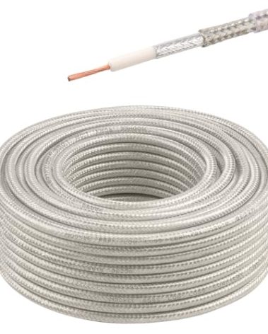 MOOKEERF RG8x Coaxial Cable 50ft,Low Loss RG8X Cable Stranded Core 50 ohm - 50 Feet