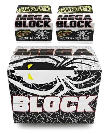SPIDER CHALK Mega Gym Chalk Block, Lasts 2X Longer, Lab Grade | for Gym, Powerlifting, Made in The USA, ASMR