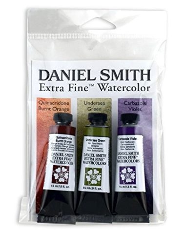 DANIEL SMITH 285250077 Extra Fine Secondary Watercolor Set, 3 Tubes, 15ml, Multicolor, 0.5 Fl Oz (Pack of 3)