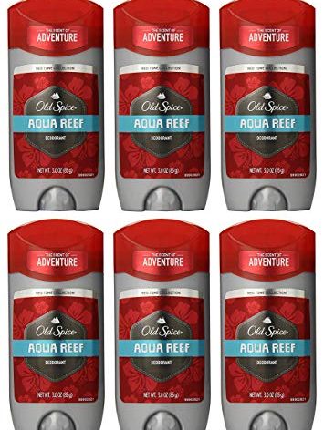 Old Spice Deodorant Aqua Reef Size 3 oz. (Pack of 6)
