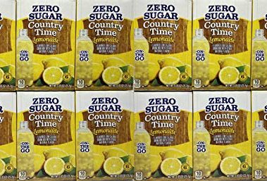 Country Time Lemonade On-the-Go Packets, 6-Count Boxes (Pack of 12)