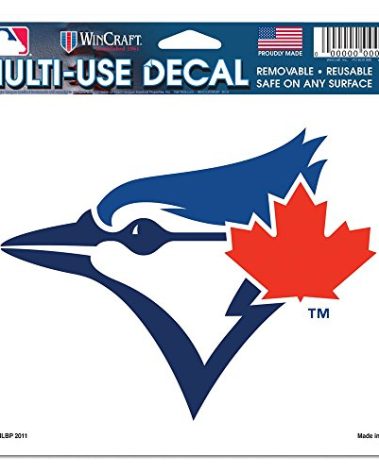 Wincraft MLB Toronto Blue Jays Multi-Use Colored Decal, 5" x 6"