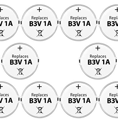 Enerpe B3V 1A Replacement Battery High Capacity Compatible with High Tech Electronic Collars of MS-4 and MS-5 Pack of 10
