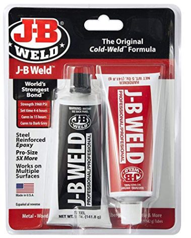 J-B Weld 8281 UxODgJ Professional Size Steel Reinforced Epoxy Twin Pack, 10 Oz