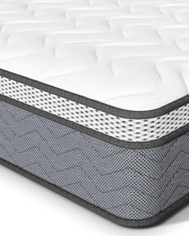 XANGLO 14 Inch Full Mattress，Full Size Hybrid Mattress in a Box-Medium Firm Feel Memory Foam and Individually Pocketed Springs for Pressure Relief, Strong Edge Support & CertiPUR-US