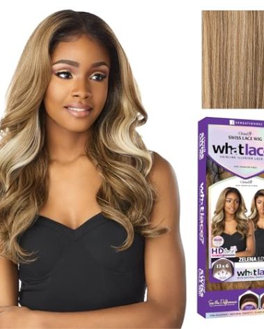 Sensationnel What Lace 13X6 Wigs - Zelena Lacefrontal Hand Tied Glueless Synthetic With Natural Density Preplucked Hairline (FLAMBOYAGESAND)