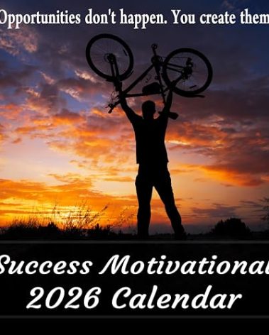 2026 Success Motivational Wall Calendar, Powerful Inspirational Quotes for Success in Life and Business, Large 12 x 12 Inch Full Color Photos