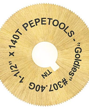 PepeTools JRM2 1.50 inch Large Blade TiN Coated Goldies 307.40G, 0.008" Thick