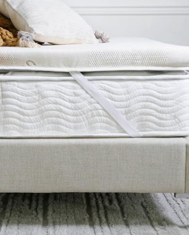 Saatva Graphite Memory Foam Mattress Topper - 3” Memory Foam Layer - Enhanced Comfort & Cooling - King