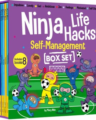 Ninja Life Hacks Self Management 8 Book Box Set (Books 33-40: Impulsive, Lonely, Sad, Ambitious, Zen, Feelings, Motivated, Self Disciplined)