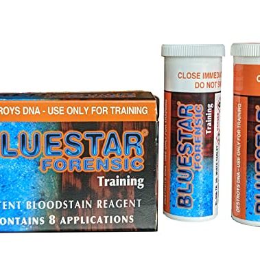Crime Scene Bluestar Luminol Training Pack (Pack of 8)