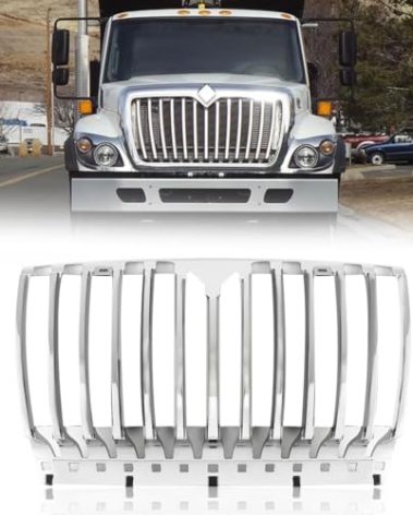 Chrome Front Grille Grill fit for International WorkStar 7400 2008-2018 Semi Trucks