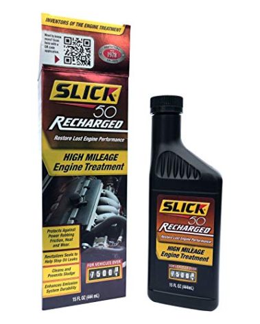 Slick 50 750002 Recharged High Mileage Engine Treatment, 15-Ounce