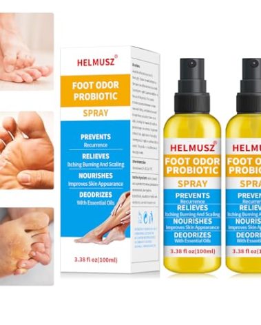 HEALMUSZ Athletes Foot Treatment, Natural Herbal Athletes Foot Spray for Most Athlete's Foot and Treat Symptoms of Molting, Blisters, Itching and Odor. (2Pcs, Fresh)